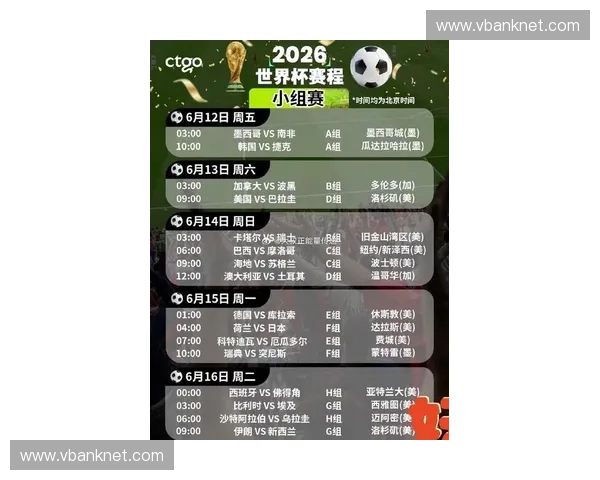 2026年世界杯官方赛事资讯及赛程门票最新动态 2026年世界杯官方赛事资讯及赛程门票最新动态